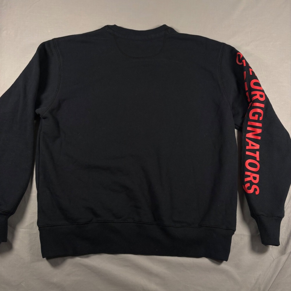 Under Armour Mens Black Originators of Performance Crewneck Sweatshirt 1345595 L - Picture 3 of 7